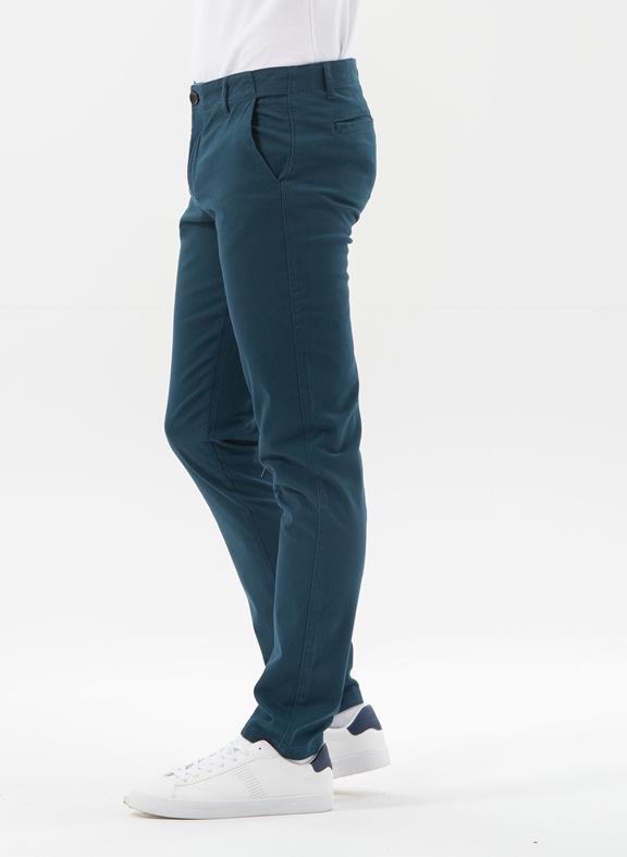 Slim Chino Broek Navy from Shop Like You Give a Damn