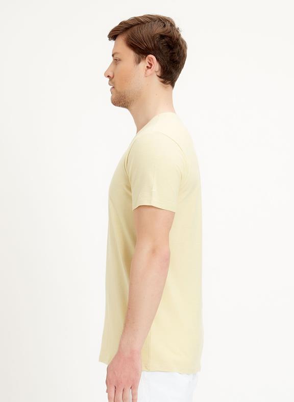 Basic T-shirt Organic Cotton Yellow 3