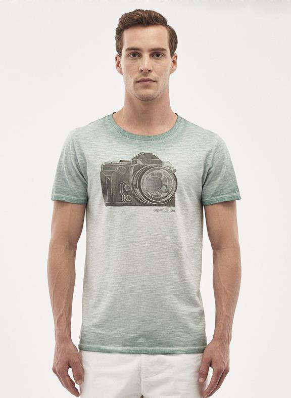 T-Shirt Kamera Grün 1