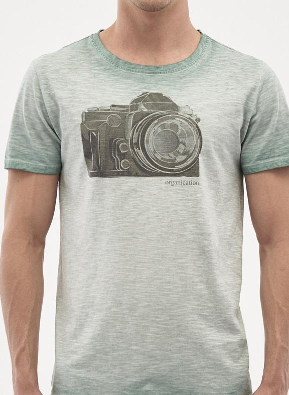 T-Shirt Kamera Grün 4