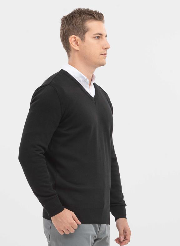 Sweater V-Neck Black 3