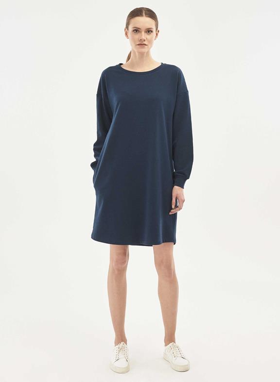 Sweat Dress With Pockets Navy from Shop Like You Give a Damn