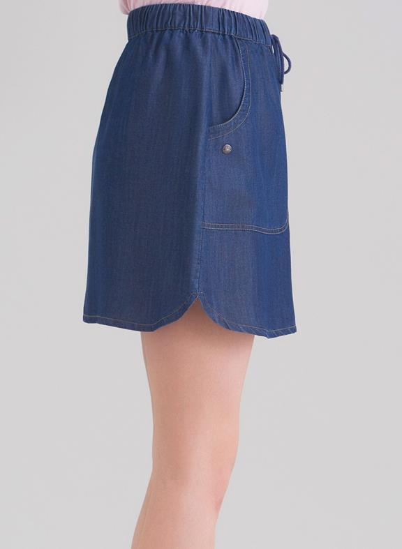 Skirt Denim Blue 4