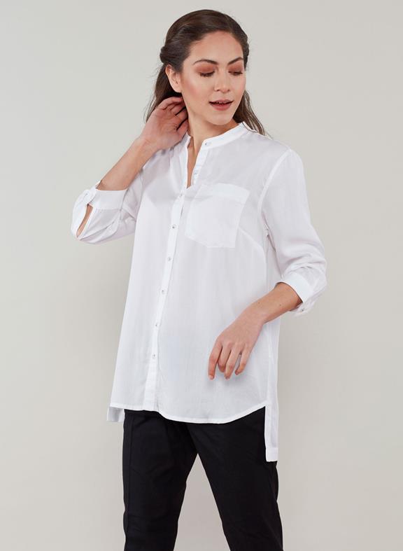 3/4 Sleeve Blouse Wit 5