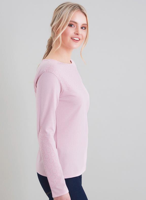 Long Sleeve T-Shirt Light Pink 2