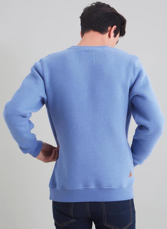 Sweatshirt Side Pockets Blue 3