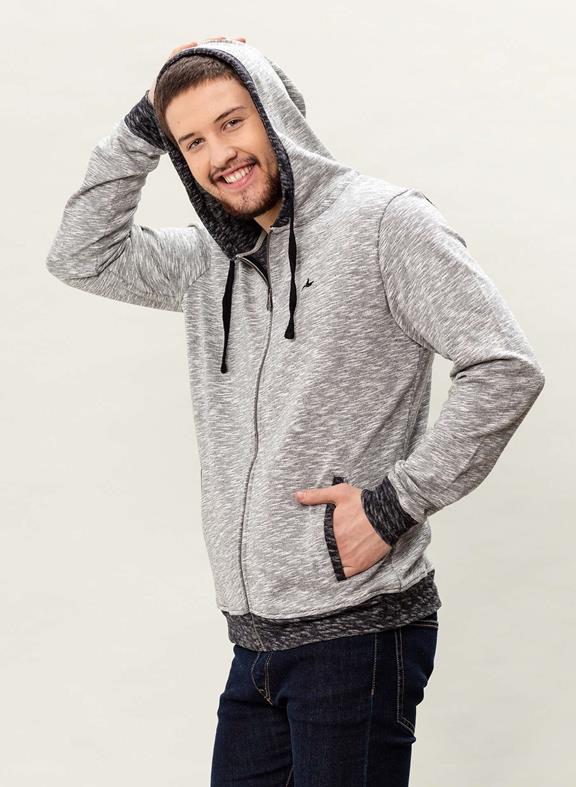 Sweat jacket with hood from Shop Like You Give a Damn
