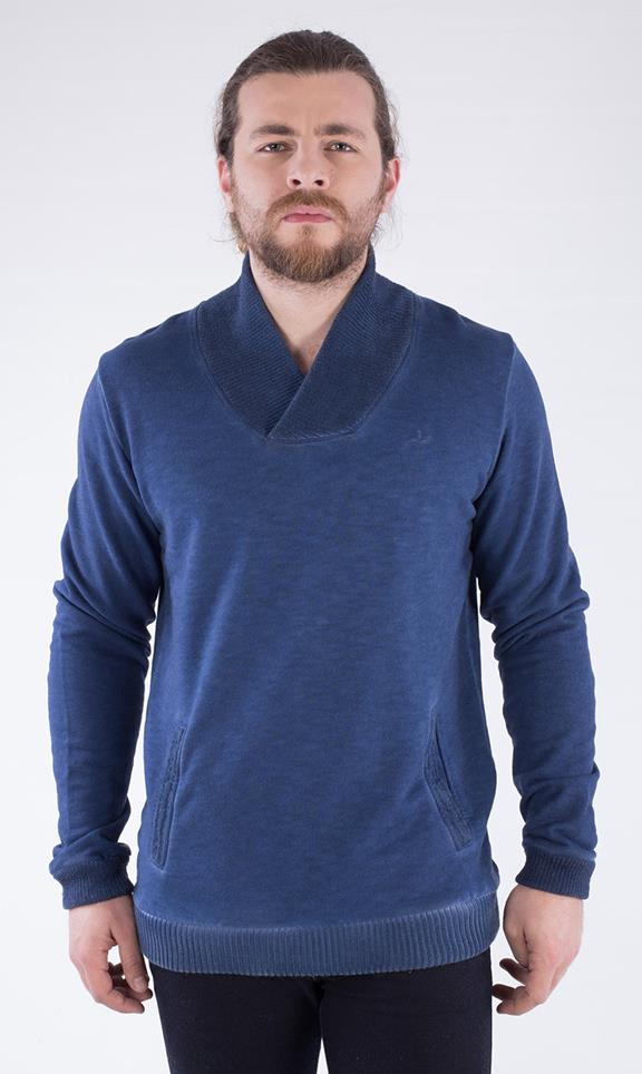  Sweatshirt Blue Dye 1