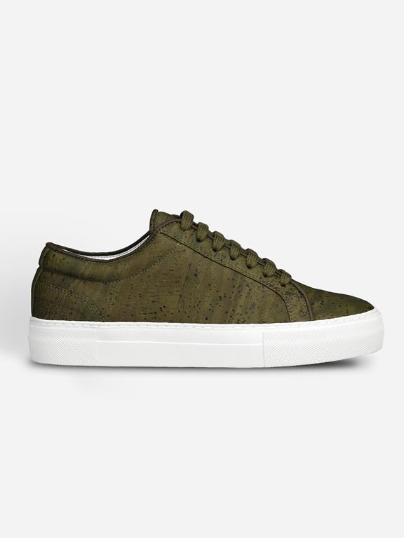 Sneakers Olive Green Essential from Shop Like You Give a Damn