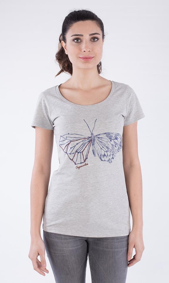T-Shirt With Butterfly Motif from Shop Like You Give a Damn