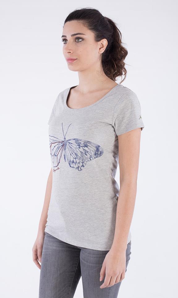 T-Shirt With Butterfly Motif from Shop Like You Give a Damn