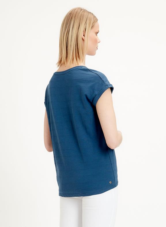 T-Shirt Blauw from Shop Like You Give a Damn