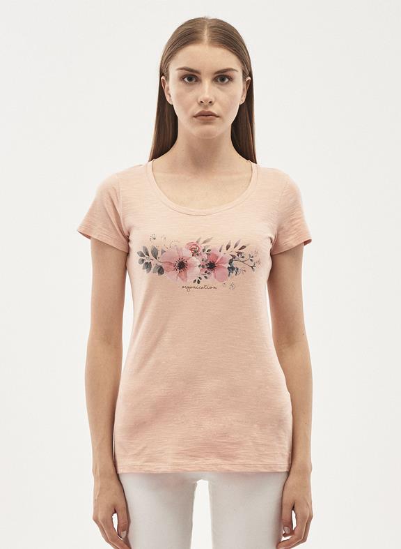 T-Shirt With Floral Print 1