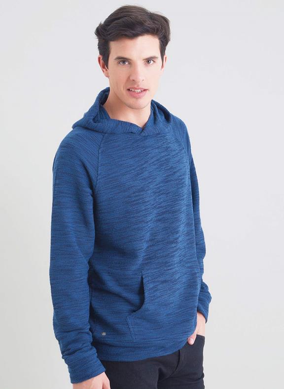 Hooded Sweater Blue 2