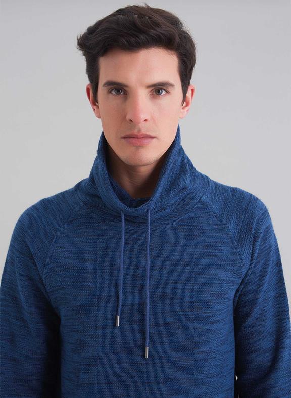 Sweatshirt Schal Blau 4
