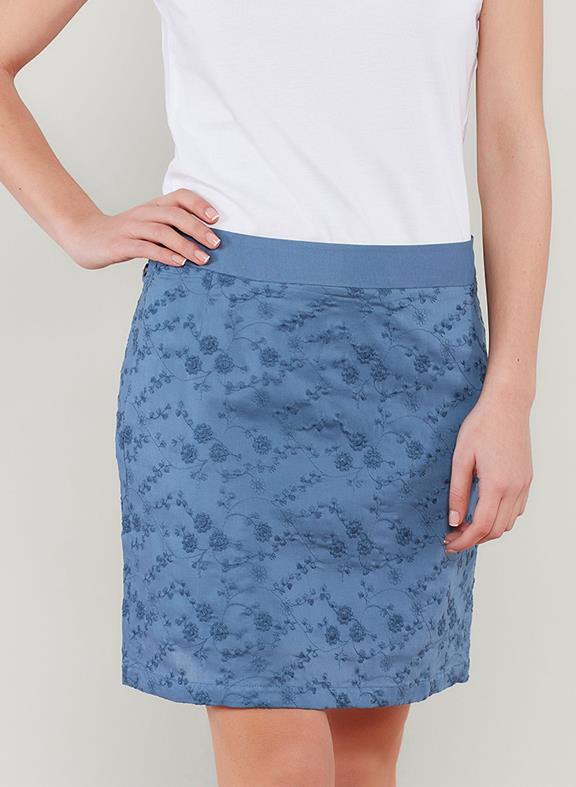 Tencel Skirt Floral Embroidery from Shop Like You Give a Damn
