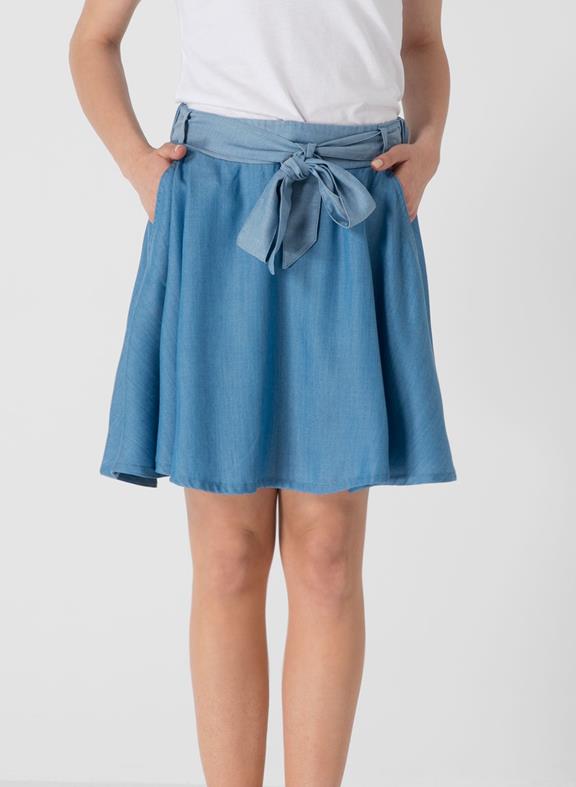 Tencel™ Denim Skirt With Pockets 2