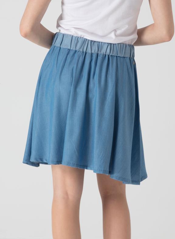 Tencel™ Denim Skirt With Pockets 5
