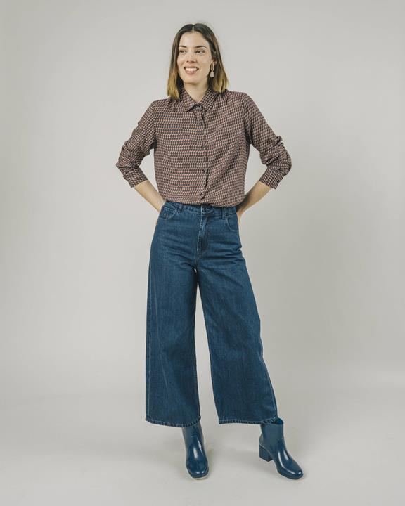 5-Pocket Wijde Jeans Blauw 2