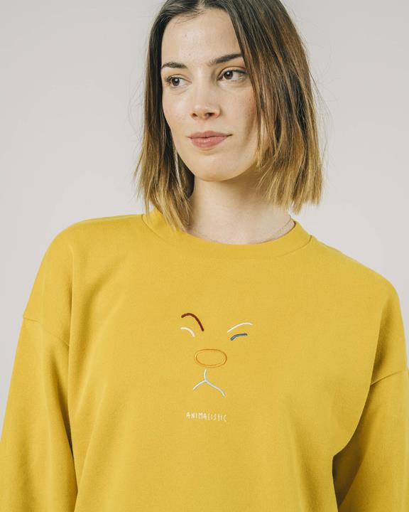Animalistic Sweatshirt Gold 3