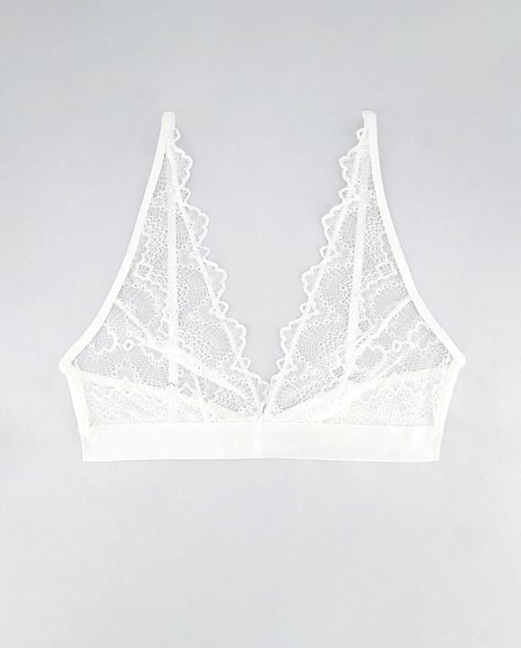 Understatement Underwear Blanche Plunge Bralette – bras – shop