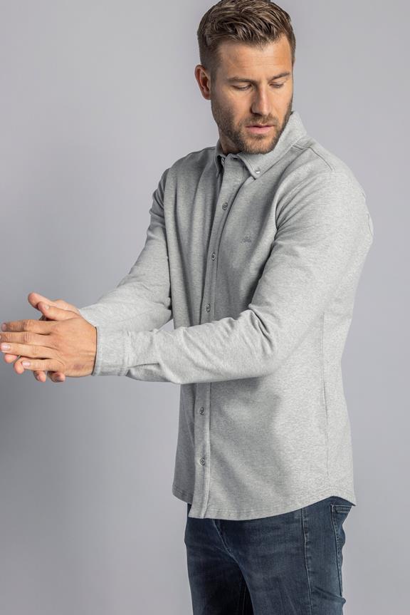 Chemise Jersey Gris Clair 3