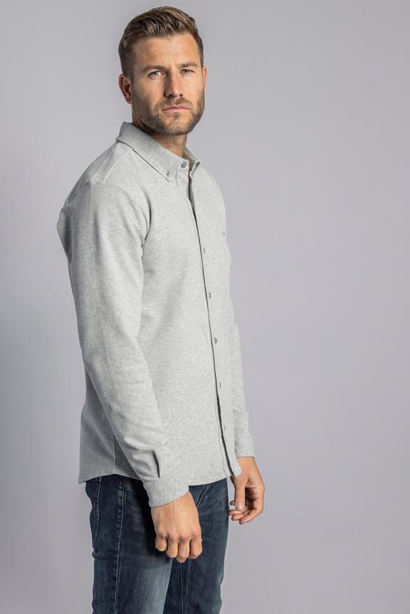 Chemise Jersey Gris Clair 4