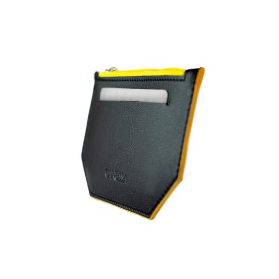 Minimal Case Wallet Black/Yellow 4