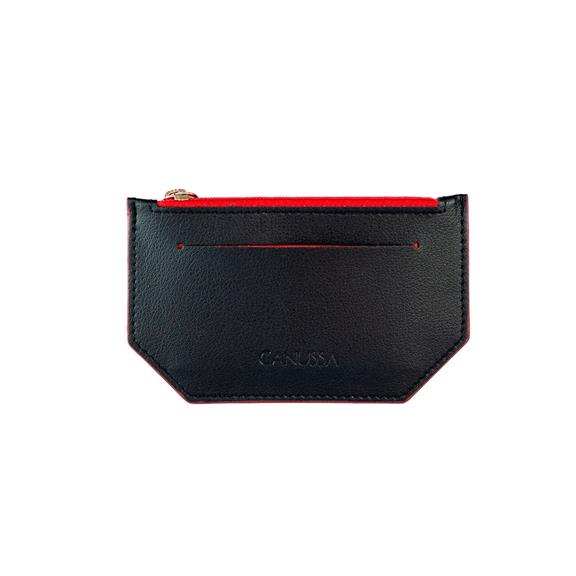 Minimal Case Wallet Schwarz/Rot 1