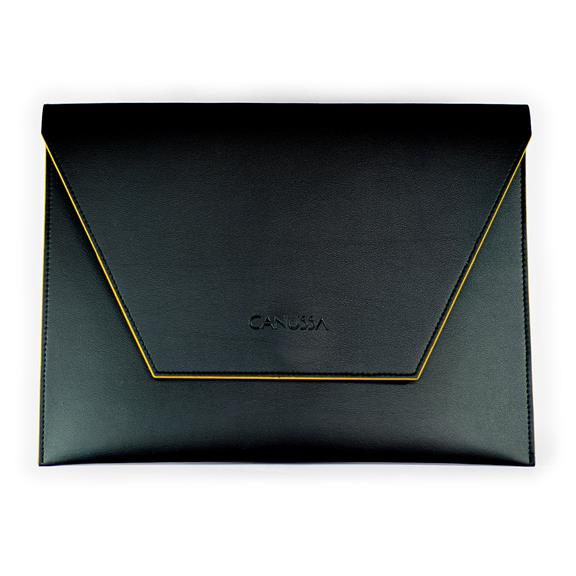 Laptophoes Zwart/Geel 1