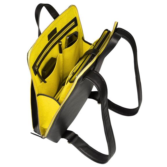 Urban Laptop Backpack Black / Yellow 4
