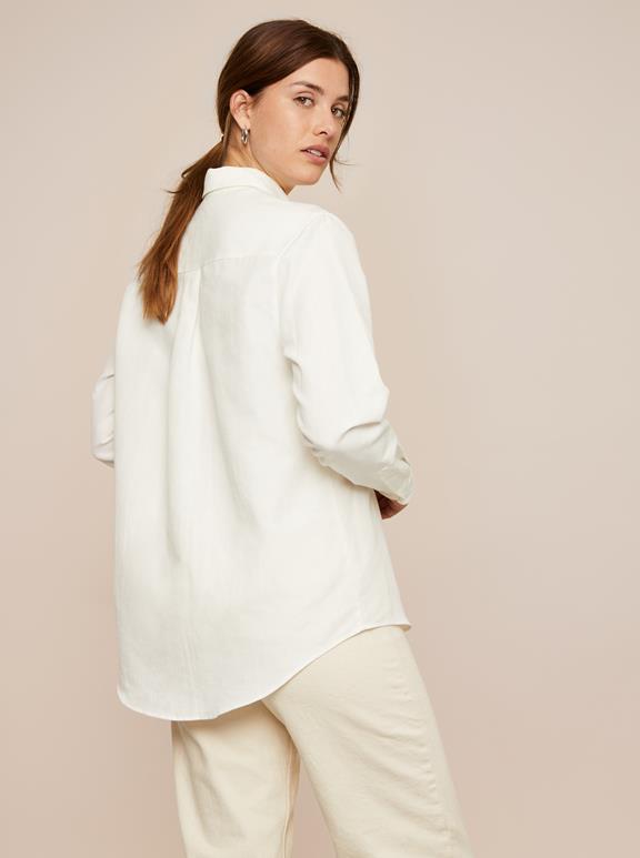 Willow Blouse Linen Off-White 2