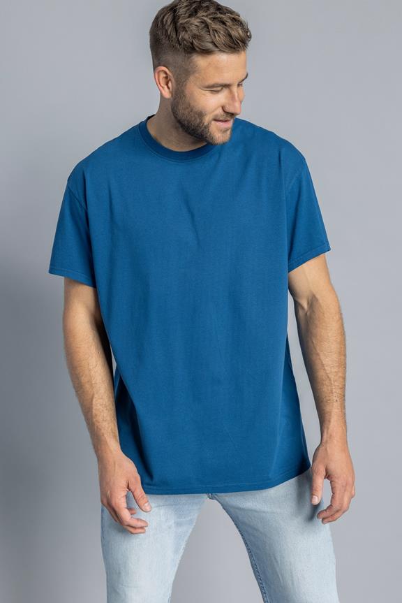 Oversized T-Shirt Atlantic Blauw 1