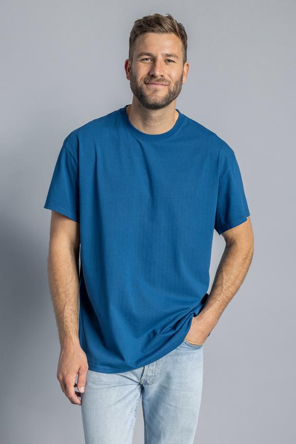 Oversized T-Shirt Atlantikblau 3