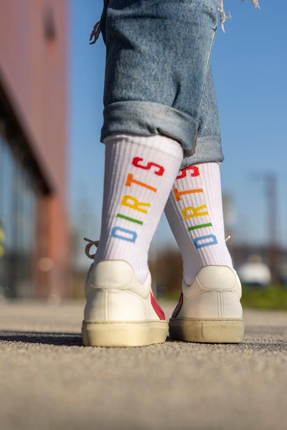 Rainbow Socks 2.0 Wit 1