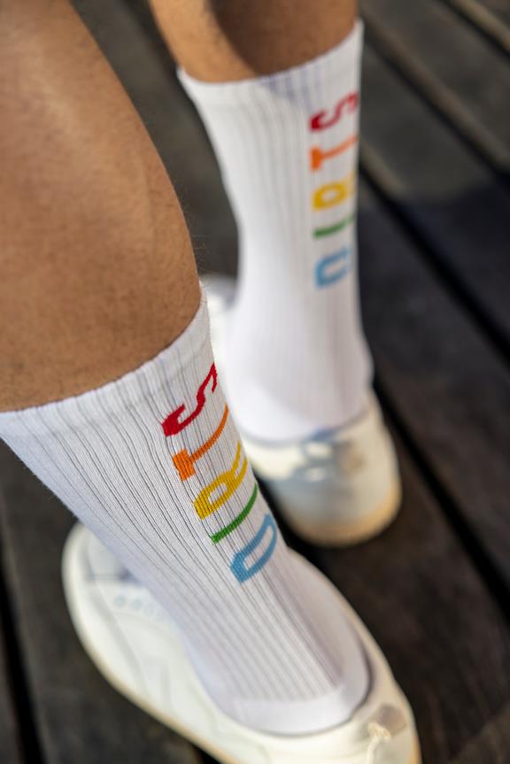 Rainbow Socks 2.0 Wit 2