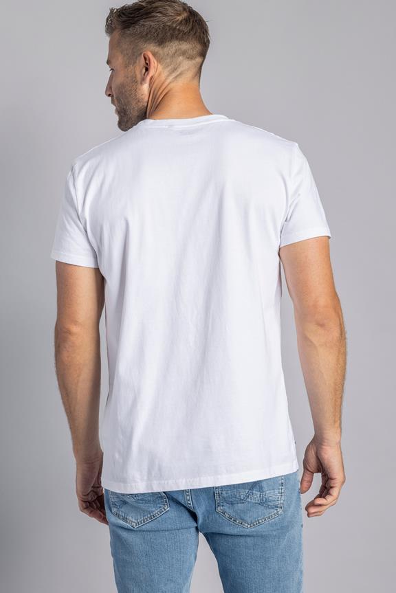 Premium Blanko T-Shirt Slim Weiß 6
