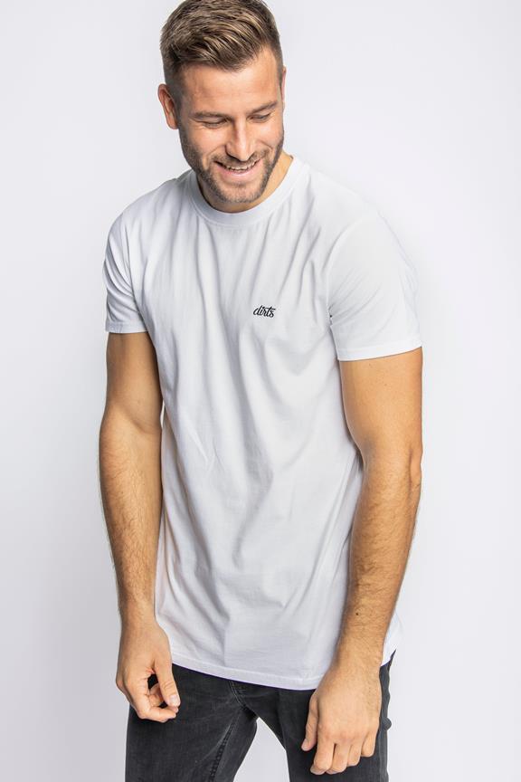 Premium Logo T-Shirt Slim Weiß 2