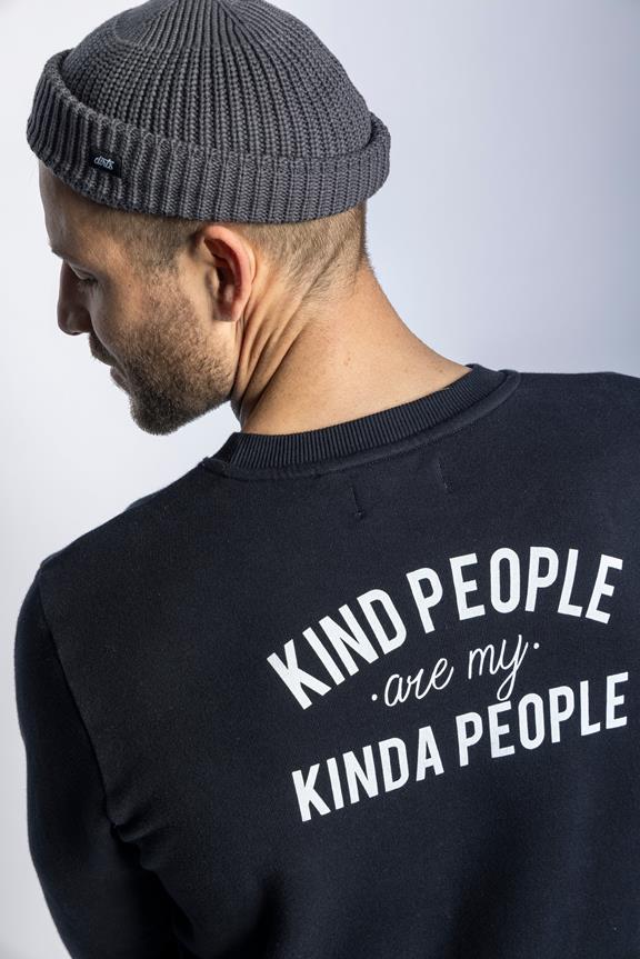 Kind People Sweatshirt Schwarz 1