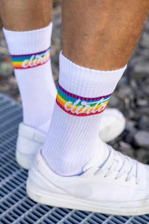 Rainbow Sokken Wit 1