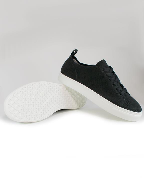 Ny Sneakers Zwart Knit 5