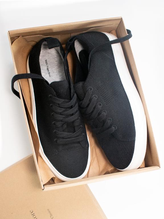 Ny Sneakers Black Knit 7