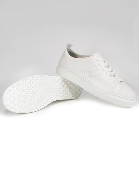 Ny Sneakers White Knit 4