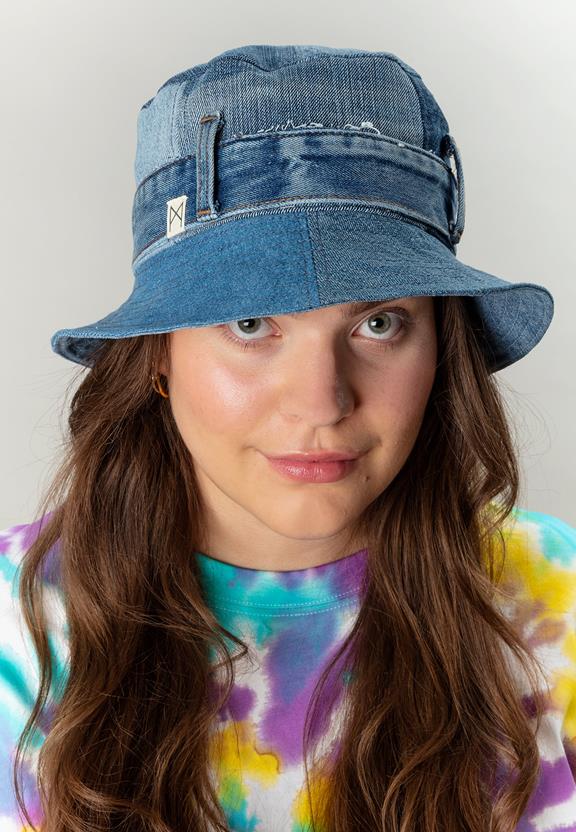 Nova Denim Bucket Hat Blau 4