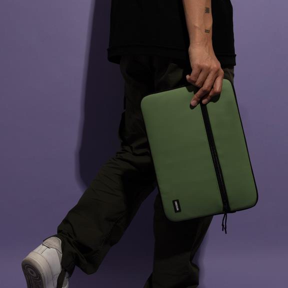 Laptop Sleeve Front Pocket Groen 3