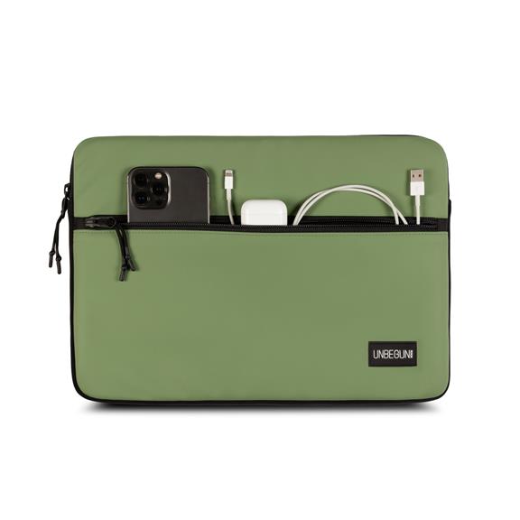 Laptop Sleeve Front Pocket Green 4