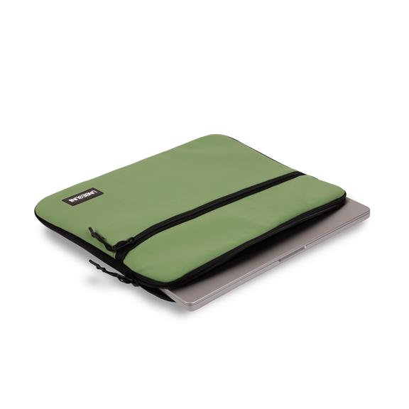 Laptop Sleeve Front Pocket Green 5