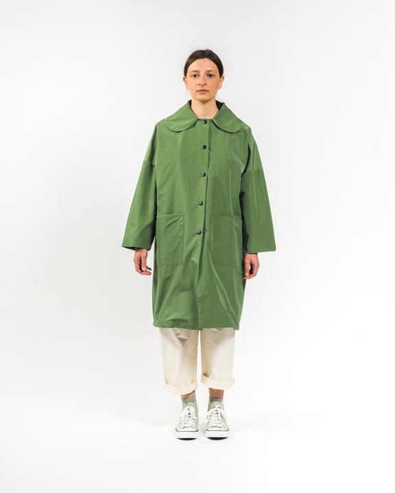 Rain Coat Latte Verde 1