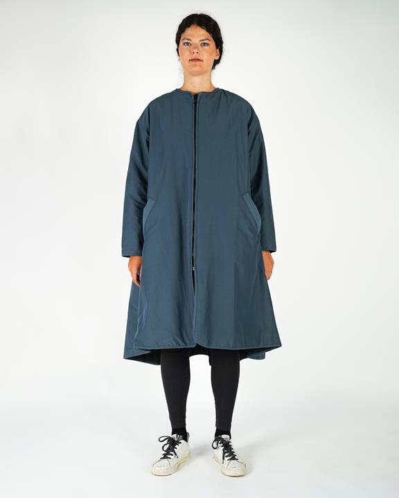 Raincoat Long Blue 1