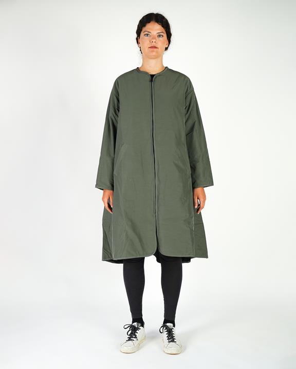 Raincoat Long Green 1